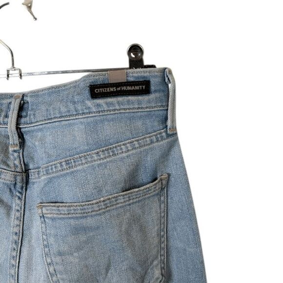 Citizens of Humanity Rocket Crop High Rise Skinny Jeans Light Wash Size 27 - Picture 5 of 16